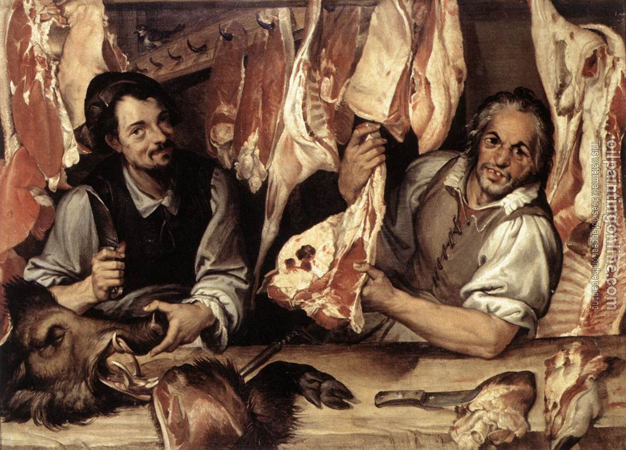 Passerotti, Bartolomeo - The Butcher's Shop